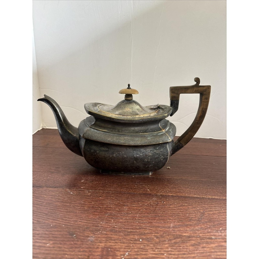Vintage‎ Teapot London George Goodfellows & Sons G&S 2499 4G  Wood Handle & Knob